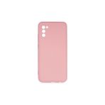 Techno Guru Samsung Galaxy A02S Içi Kadife Dolgulu Şık Candy Lansman Silikon Kılıf - Açık Pembe
