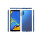 Techno Guru Samsung Galaxy A7 2018 Köşe Korumalı Şeffaf Jelly Premium Silikon Kılıf