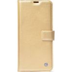 Techno Guru Samsung Galaxy J4 Plus Için Kar Deluxe Kapaklı Cüzdan Kılıf - Gold