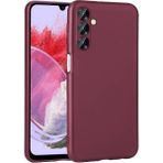 Techno Guru Samsung Galaxy M34 5g Için Esnek ve Şık Soft Premier Silikon Kılıf - Bordo