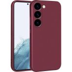 Techno Guru Samsung Galaxy S23 Plus Için Esnek ve Şık Soft Premier Silikon Kılıf - Bordo