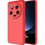 Techno Guru Xiaomi Mi 13 Ultra Içi Kadife Dolgulu Şık Candy Lansman Silikon Kılıf - Kırmızı