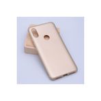 Techno Guru Xiaomi Mi 8 Se Için Esnek ve Şık Soft Premier Silikon Kılıf - Gold