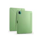 Techno Guru Xiaomi Mi Pad 5 Kılıf Zore Tri Folding Kalem Bölmeli Standlı Kılıf - Açık Yeşil