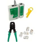 Techno Network CAT5CAT6 Sıkma Pense+20 Adet CAT5CAT6 Jak + Test Cihazı
