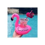 Techno Phone Eğlenceyi Sevenlere Flamingo Şişme Deniz Havuz Bardak Tutucu Float Bar 18-22CM