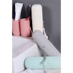 Techno Station 3lü Seyehat Tipi Çanta Boy Diş Macunu ve Fırçası Gözlük Taşıma Kabı Kilitli Kapak Taşıma Kutusu