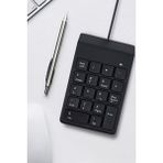 Techno Station Numeric Keypad-Numpad-Usb Kablolu Keypad 18 Tuş Numped Keyped Yan Tuş Klavye