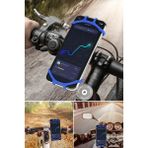 Techno Station Orjinal Universal Bisiklet Telefon Tutucu Motorsiklet Direksiyon Silikon Gidon Tutucu Aparatı Esnek