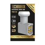 Technobox 4'lü Lnb Gold - Milenium Full Hd 4k Destekli.