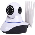 Technodia 1080P Ip Smart Hd Wifi Kablosuz Kamera 5 Anten Ev Güvenlik Bebek Izleme Ir Gece Gözetim Kamerası - Beyaz