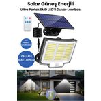 Technojet 220 LED Solar Duvar Lambası – 5mt Kablo, Kumandalı, 3 Modlu, IP65 Bahçe Aydınlatma