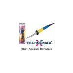 Technomax TM-9111 60 Watt Kalem Havya Lehim Makinesi AC220V 120cm Kablolu - Açık Gri