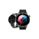 TECHNOMEN Full Amoled Ekran Gps/nfc/siri/Sesli Görüşme Bildirim Alma 2 Kordon Hediyeli Akıllı Saat