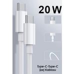 TECHNOMEN İphone 15/15pro/15plus/15 promax Xiaomi Samsung Huawei Oppo Realme Uyumlu 20W Type-c Şarj Kablosu