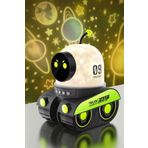TECHNOMEN Robot Projeksiyon Gece Lambası Hoparlörlü Şarjlı Yıldızlı Gökyüzü Temalı LED Projeksiyon Lambası