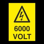 Technopa 600 Volt 40 x 60 cm Uyarı Levhası