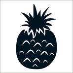 Technopa 80 cm Uzunluk Ananas Folyo Sticker