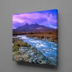 Technopa Akarsu Mor Gökyüzü 70x70 cm Kanvas Tablo