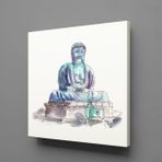 Technopa Amida Buddha 100x100 cm Kanvas Tablo