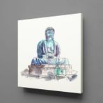 Technopa Amida Buddha 50x50 cm Kanvas Tablo
