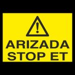 Technopa Arızada Stop Et 20 x 30 cm Uyarı Levhası