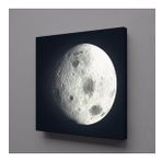 Technopa Ay Temalı 80x80 cm Kanvas Tablo