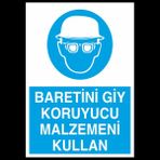 Technopa Baretini Giy 50 x 70 cm Uyarı Levhası