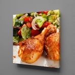 Technopa Bıldırcın Yumurtaları 130x130 cm Kanvas Tablo