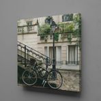 Technopa Bisikletli Ev 120x120 cm Kanvas Tablo