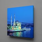 Technopa Boğaz Manzaralı Cami 25x25 cm Kanvas Tablo