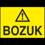Technopa Bozuk 70 x 100 cm Uyarı Levhası