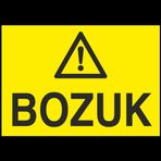 Technopa Bozuk Uyarı Levhası