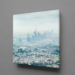Technopa Buzlu Şehrin Güzelliği 30x30 cm Kare Kanvas Tablo