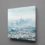 Technopa Buzlu Şehrin Güzelliği 80x80 cm Kare Kanvas Tablo