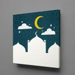 Technopa Cami Ay 40x40 cm Kanvas Tablo