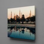 Technopa Caminin Yansıması 50x50 cm Kanvas Tablo