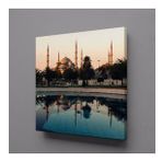 Technopa Caminin Yansıması 70x70 cm Kanvas Tablo