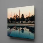 Technopa Caminin Yansıması 90x90 cm Kanvas Tablo