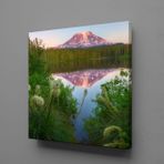 Technopa Dağın Denize Yansıması 120x120 cm Kanvas Tablo
