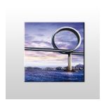 Technopa Daire Yol 40x40 cm Kanvas Tablo