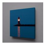 Technopa Deniz Feneri 130x130 cm Kanvas Tablo