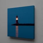 Technopa Deniz Feneri 30x30 cm Kanvas Tablo