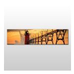 Technopa Deniz Feneri Iskele 210x70 cm Kanvas Tablo