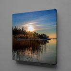 Technopa Deniz Gün Doğumu 50x50 cm Kanvas Tablo