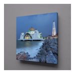 Technopa Deniz Kenarında Cami 30x30 cm Kanvas Tablo