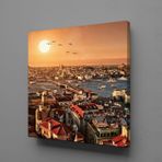 Technopa Deniz Kum Sahil 30x30 cm Kanvas Tablo