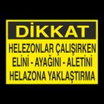 Technopa Dikkat Helezonlar Çalışırken Elini Ayagını Aletini Helazona Yaklaştırm 40 x 60 cm Uyarı Levhası