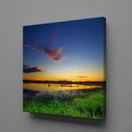 Technopa Doğa Deniz Manzarası 25x25 cm Kanvas Tablo