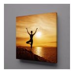Technopa Doğadaki Meditasyon 120x120 cm Kanvas Tablo
